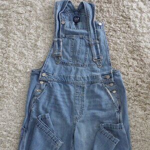 GAP Overalls Women’s Bib Carpenter Light Indigo Jean Denim Size Small Y2K Preppy